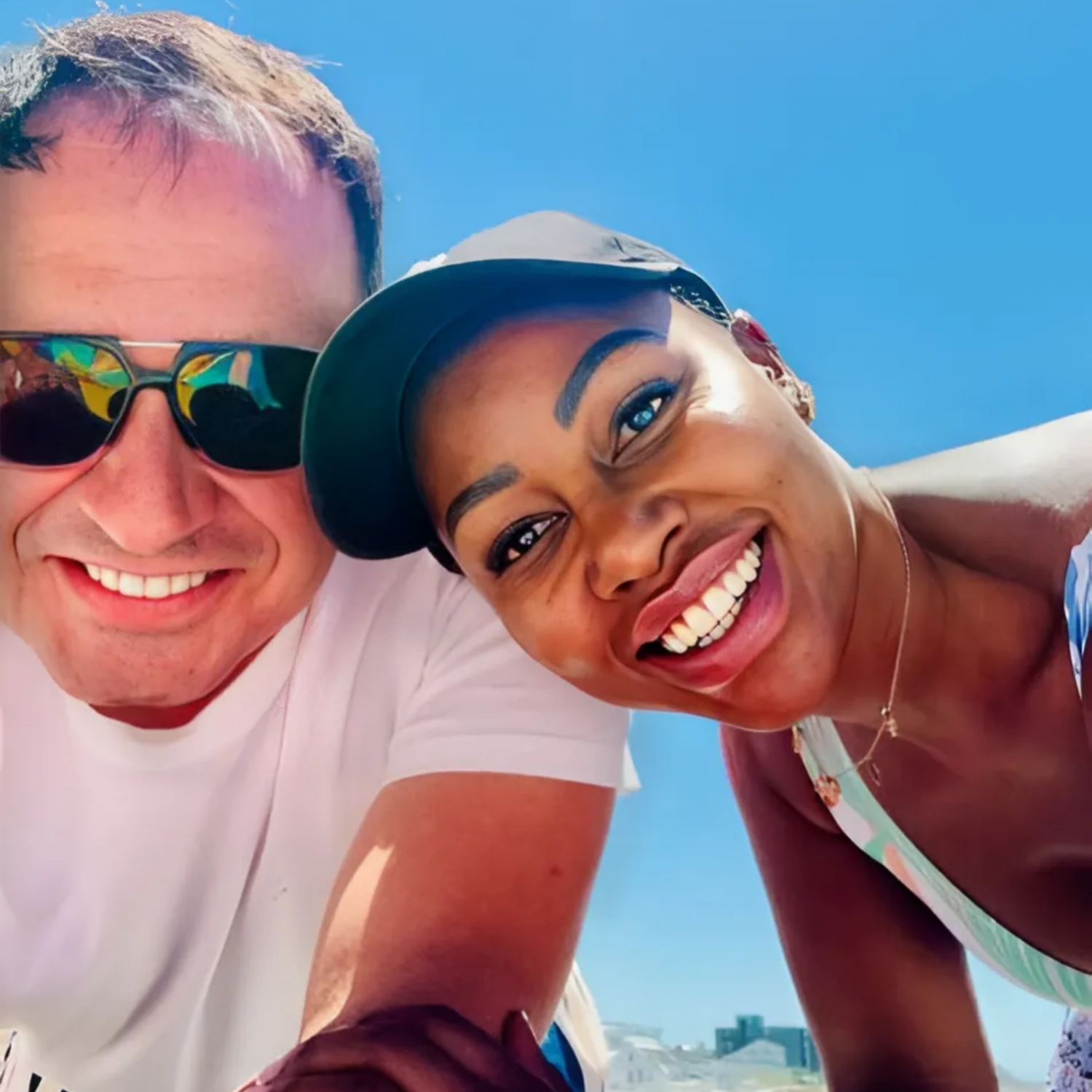 Elana Afrika Bredenkamp and her husband Ian Bredenkamp