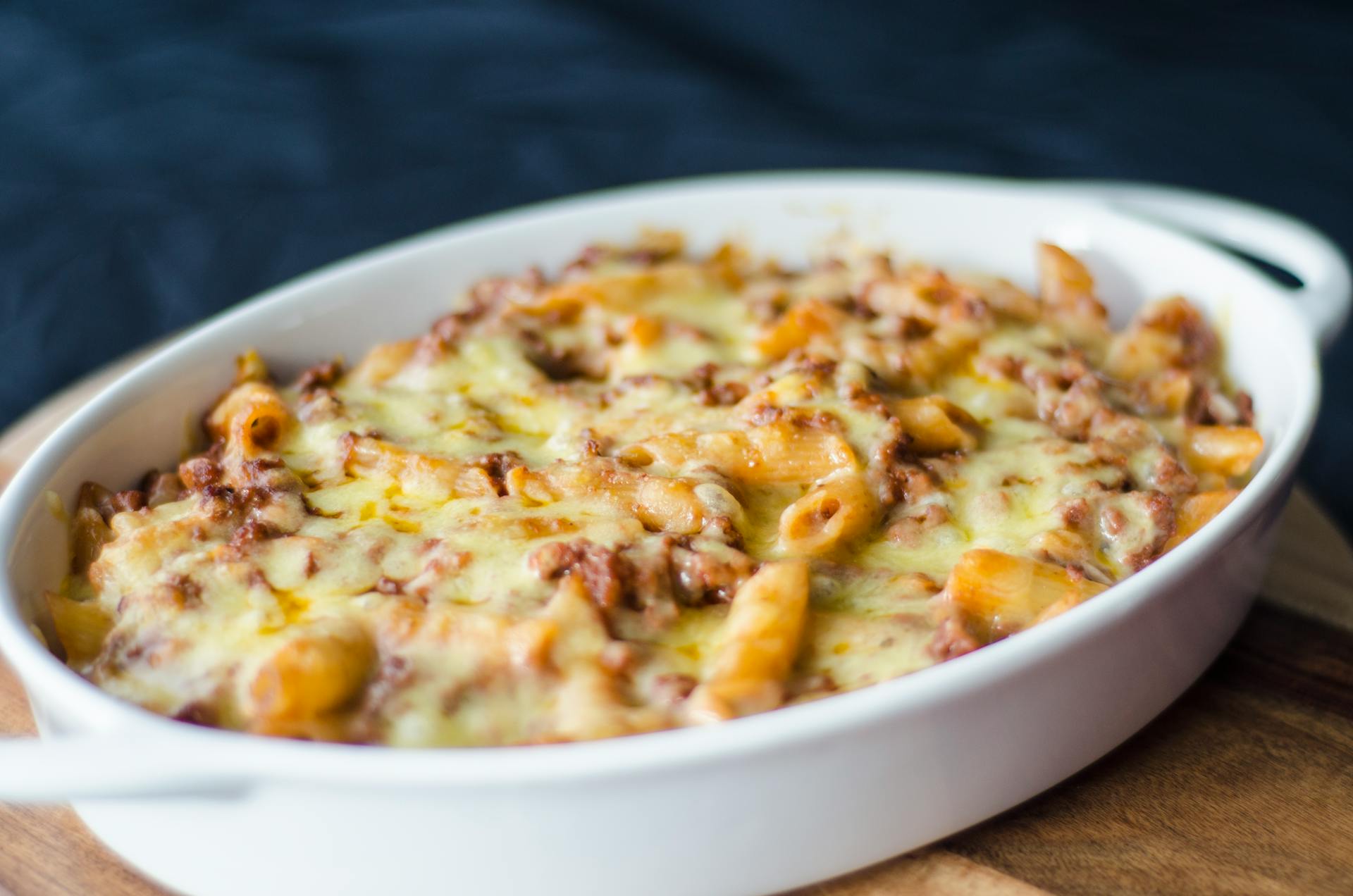 Macaroni and Mince with Cheese recipe