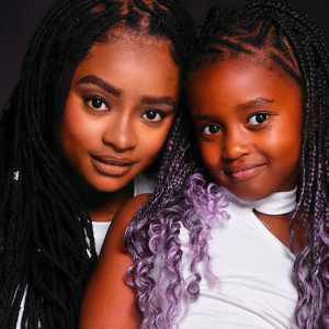 Samkelo Ndlovu and her daughter Zhuri