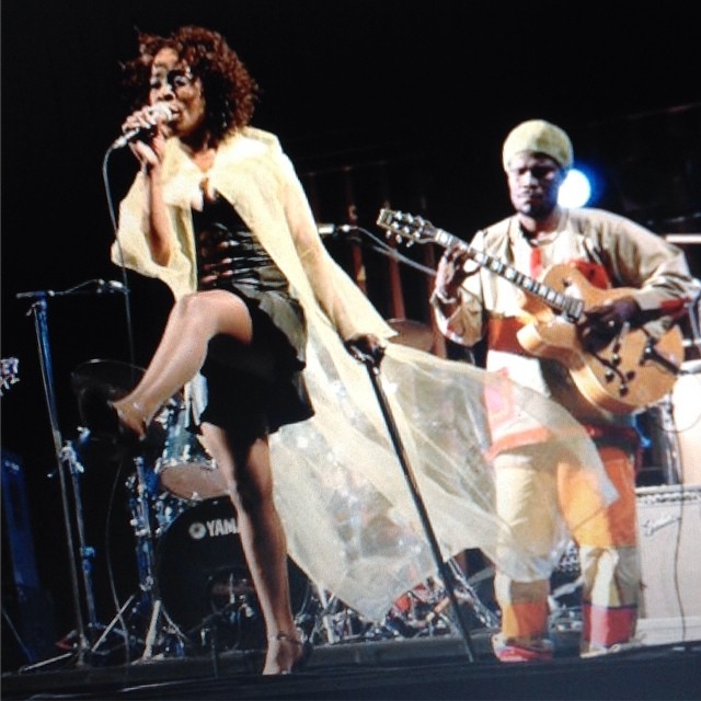The late legendary jazz musician Suthukazi Arosi performing at one of her concerts. Picture: Instagram@SuthukaziArosi 
