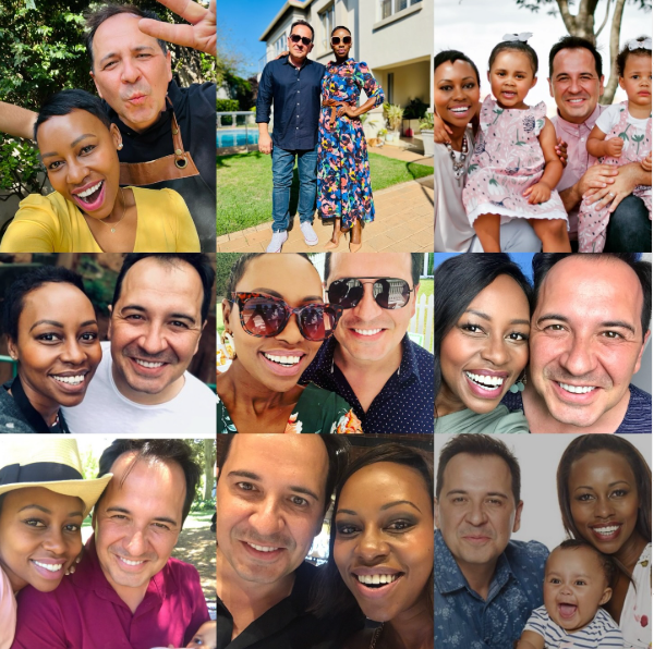 A photo collage of Elana Afrika-Bredenkamp and her husband, Ian on their happiest moments as they celebrate their anniversary together. Picture: Instagram@ElanaAfrika-Bredenkamp
