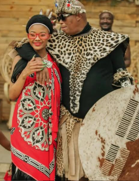 Babes Wodumo with her late husband, Mandla "Mampintsha" Maphumulo on their wedding day. Picture: Instagram@BabesWodumo