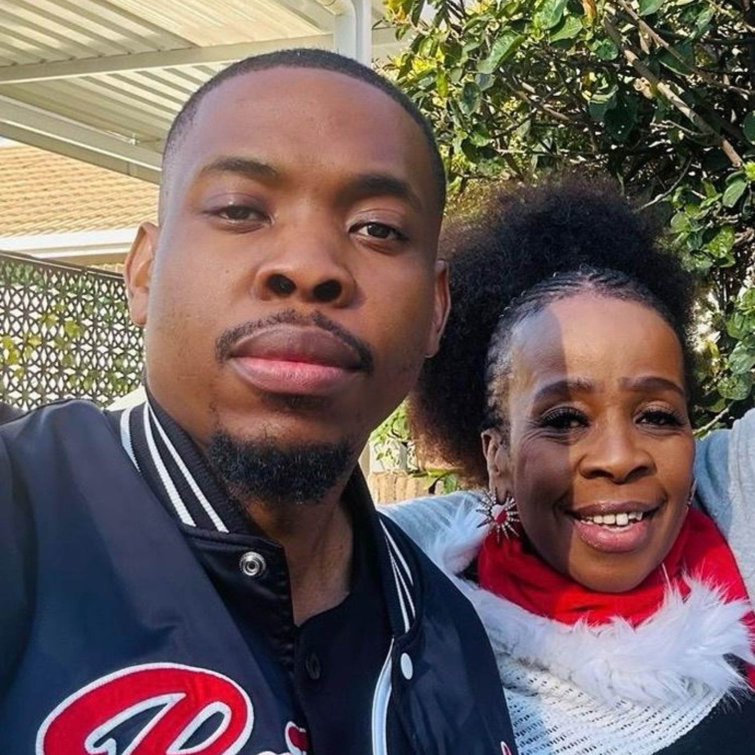 Music producer Lifa Arosi with his late mother Suthukazi Arosi
