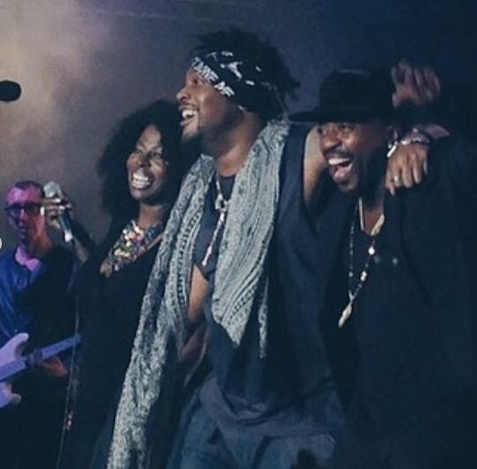Musician  Anthony Hamilton and the late Angie Stone performing together on stage during a concert. Picture: Instagram@AnthonyHamilton