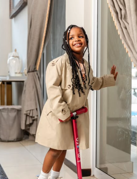 Nandi Madida's six year old daughter Nefertiti. Picture: Instagram@NandiMadida