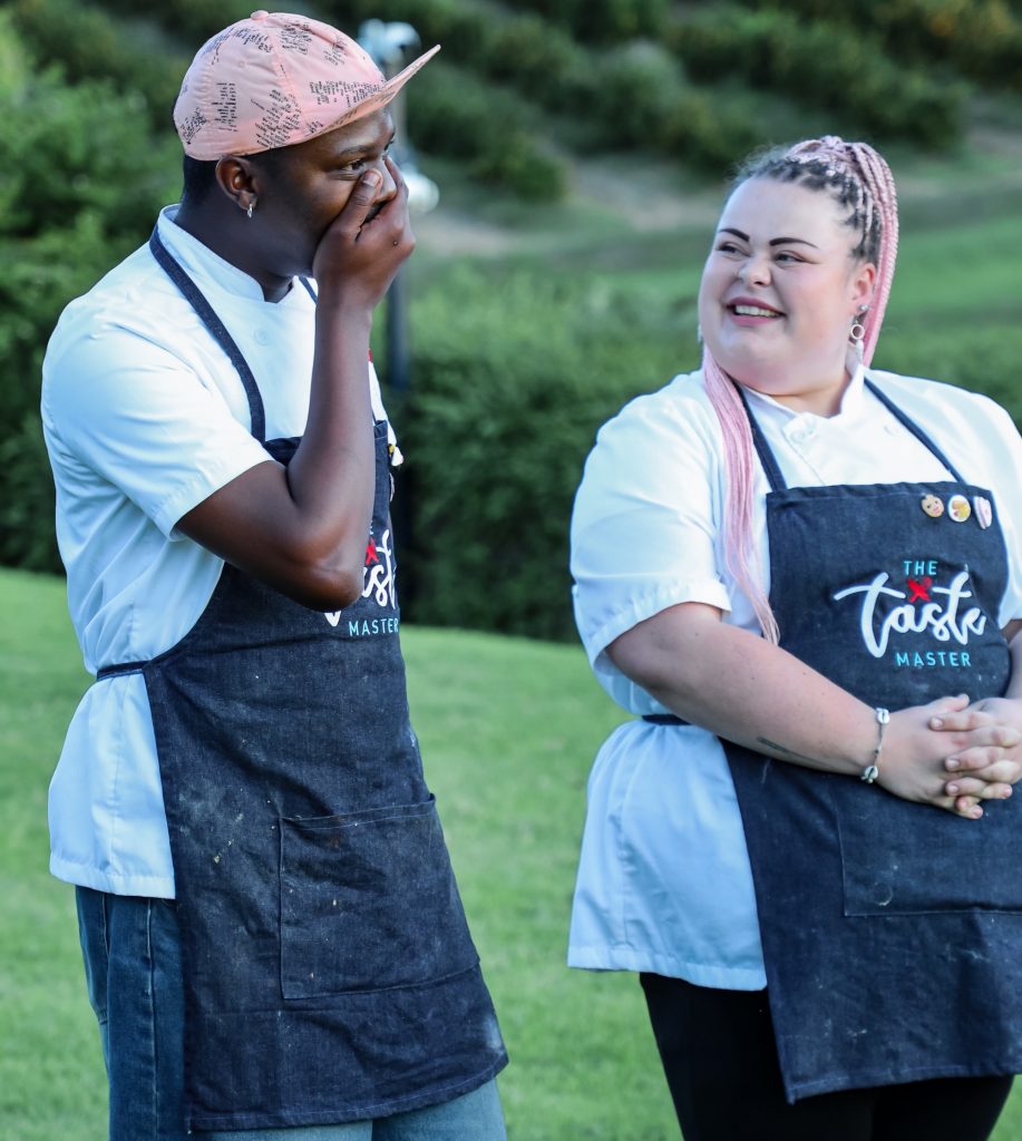 Lucky Masinya overwhelmed with surprise and joy after being named the winner at The Taste Master SA Season 6 finale. Picture: Supplied