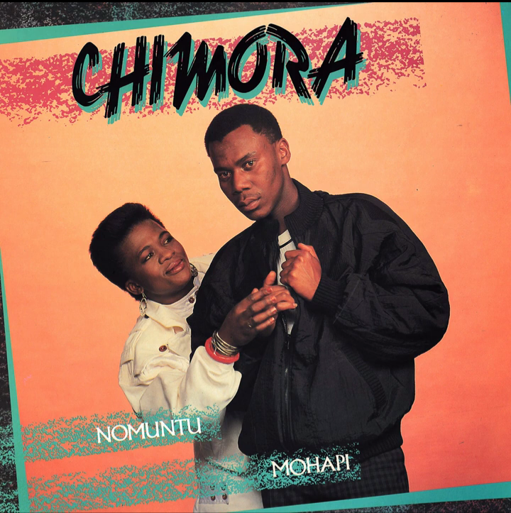 Back in the days: Nomuntu Kapa featured on Chimora’s album cover alongside Mohapi Mashego. Picture: Supplied