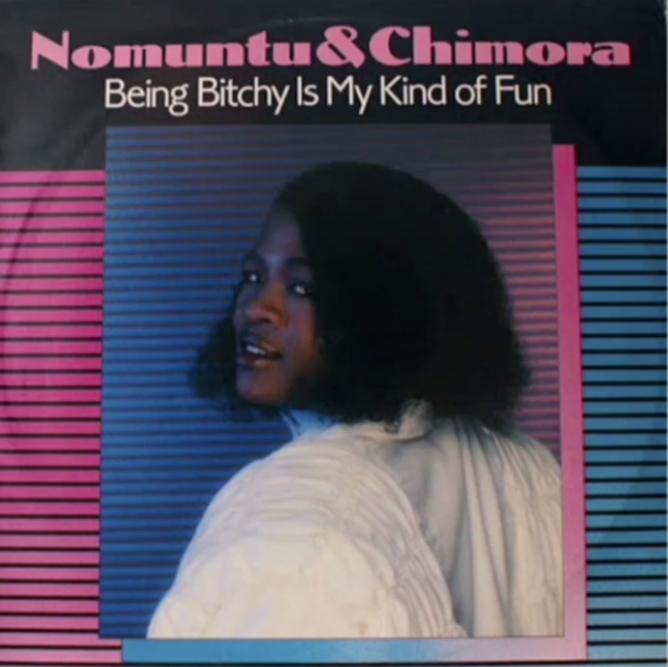 Nomuntu Kapa on the album cover of 'Being Bitchy Is My Kind of Fun', the track that stirred things up back in the day. Picture: Supplied