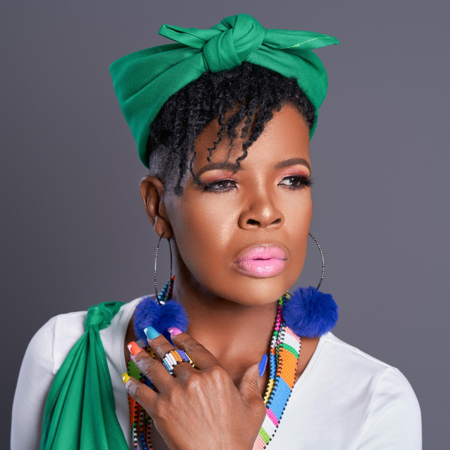 Actress and musician Candy Tsamandebele