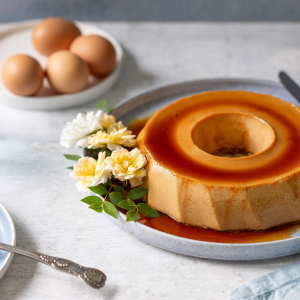 Homemade Coffee caramel custard
