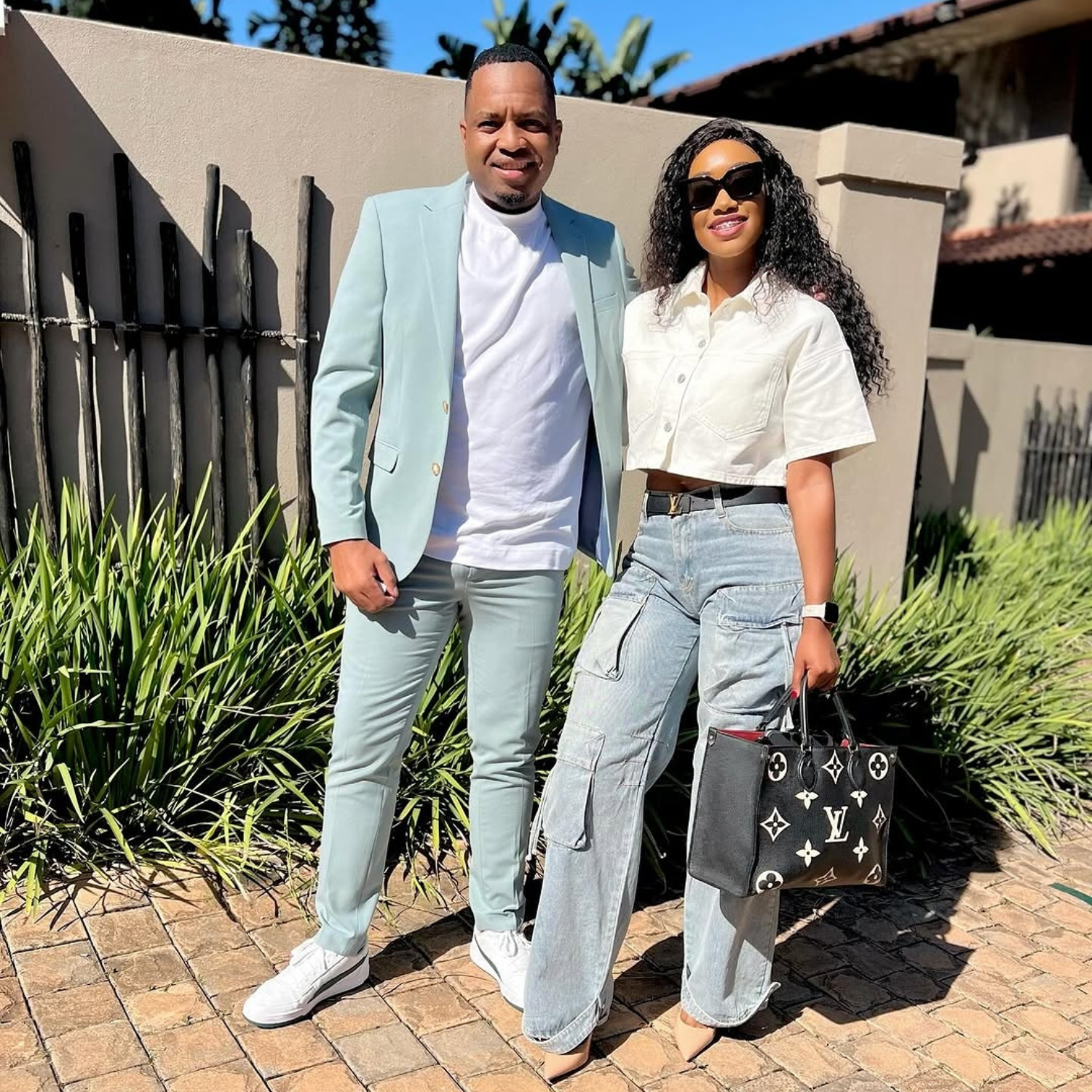 Itumeleng Khune and his wife Sphelele Makhunga