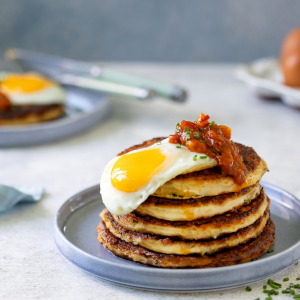 Mashed potato crumpet