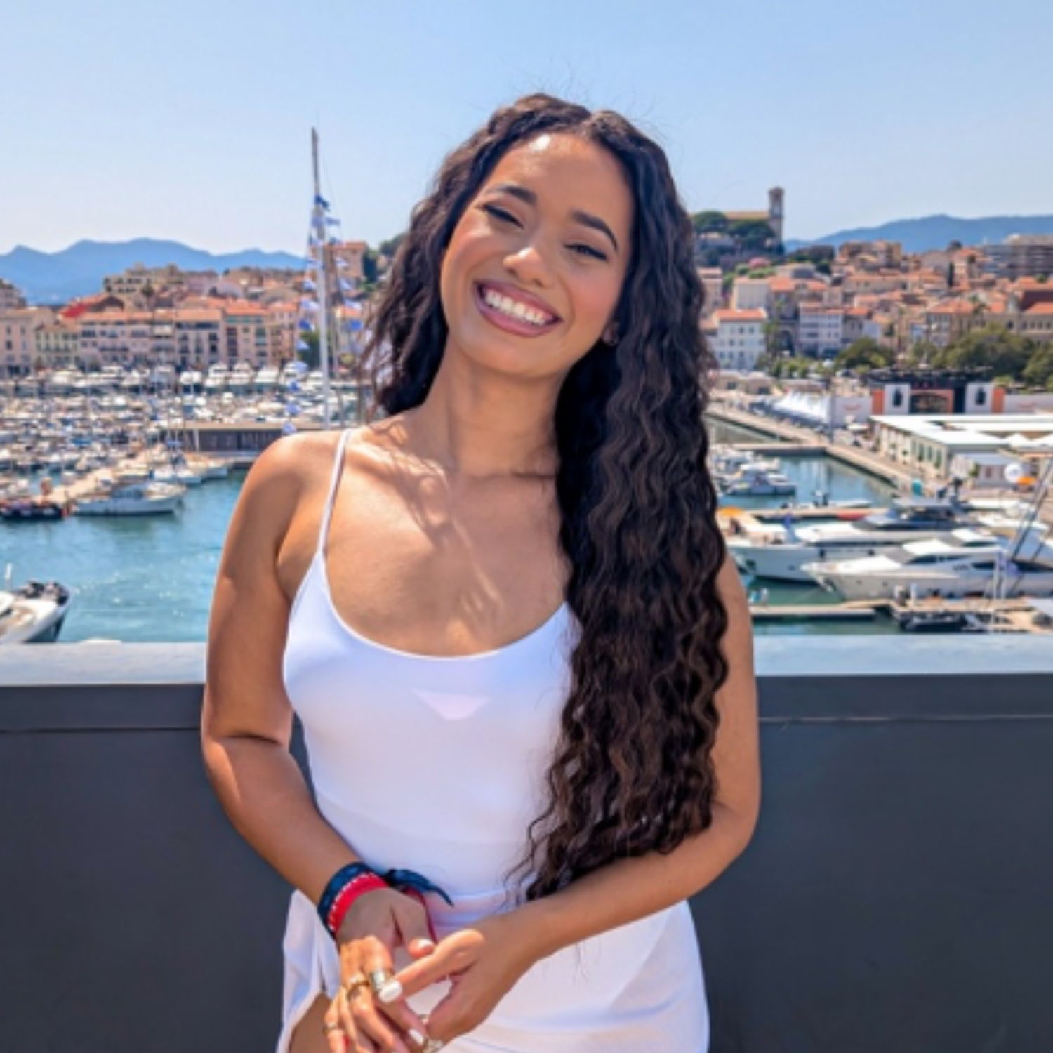South African media personality Kim Jayde