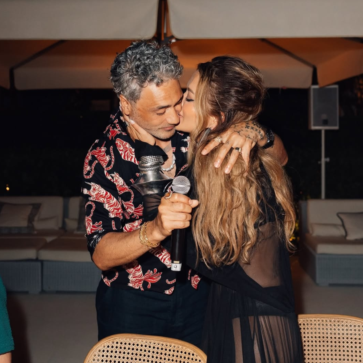 Singer Rita Ora and her hushand Taika Waititi