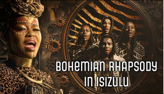 The Ndlovu Youth Choir rocks the world with their first officially approved translated version of Queen’s “Bohemian Rhapsody.”. Picture: Instagram@Choirafrica