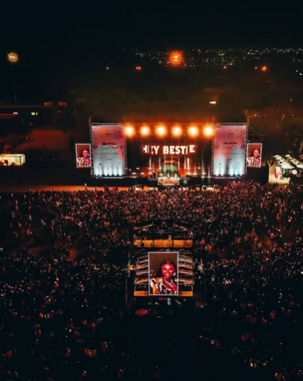 An image capturing the packed crowd of fans and supporters at the ‘Zee Nation Fest’ 2025 event. Picture: Instagram@DJZinhle