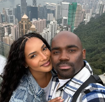 Dr Musa and his wife Liesl out and about in Hong Kong. Picture: Instagram@Liesllaurie