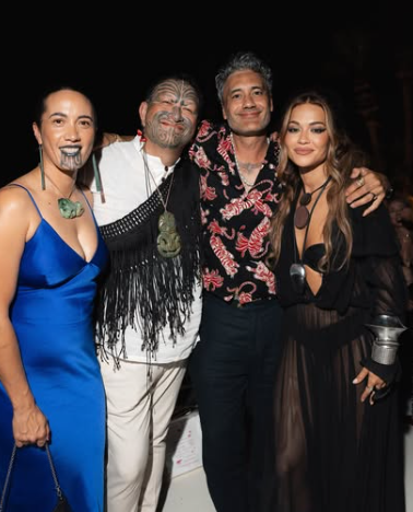 Rita Ora and hubby Taika Waititi snap photos with friends at their birthday celebration. Picture: Instagram@RitaOra
