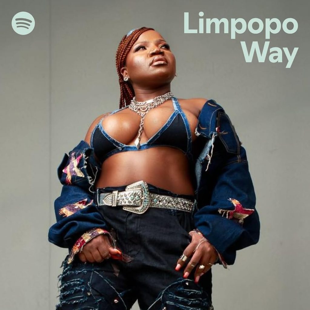 Queen vibes only: Makhadzi showing why she’s the star of Spotify Africa’s SOUTH AFRICA HOT HITS cover. Picture: Instagram@Makhadzisa