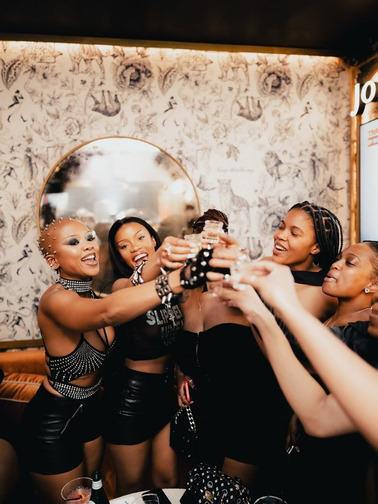 Surrounded by love, birthday girl toasts to another year with her closest friends by her side. Picture: Instagram@Moozlie