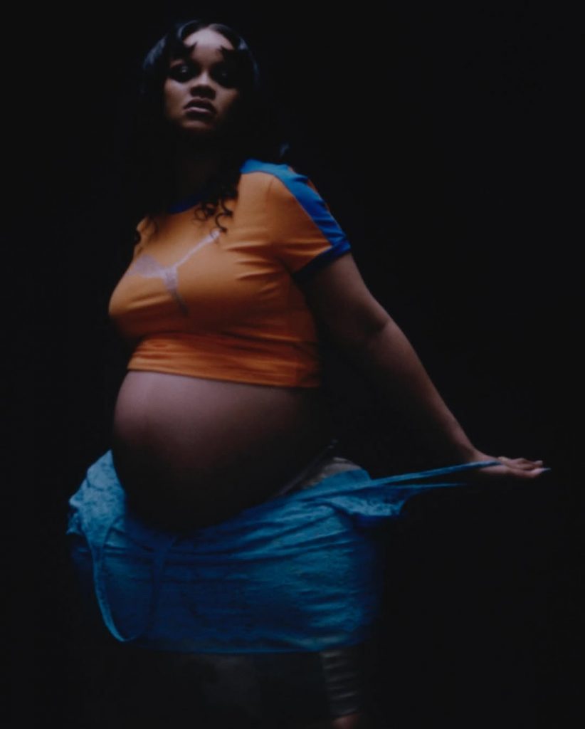 Miss Riri, carrying her third child like the goddess she is, with Barbados in her heart and fashion at her feet. Picture: Instagram@Rihanna