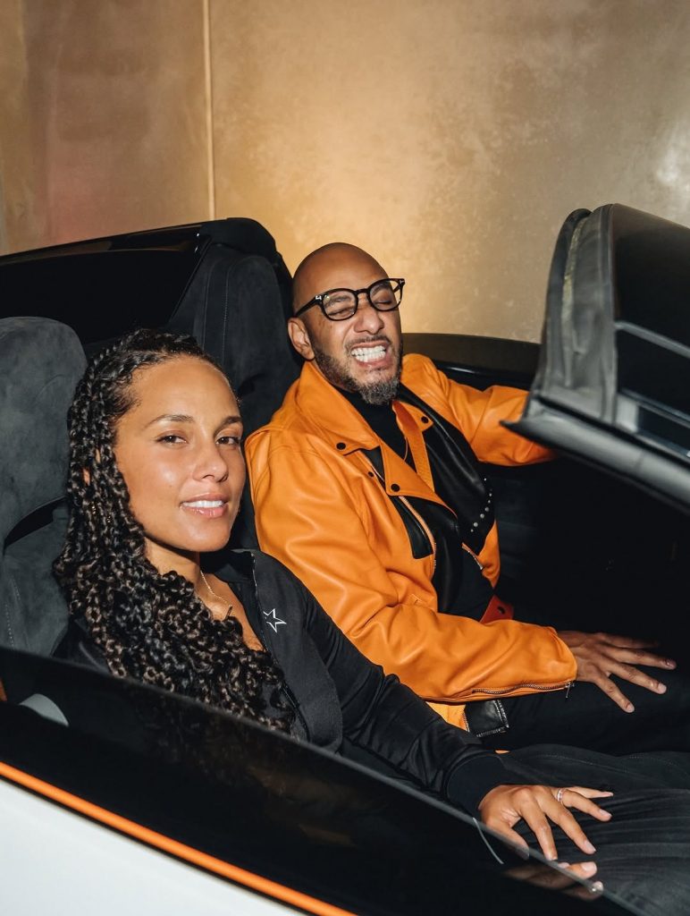 Power couple energy! Alicia and Swizz beaming with joy as they ride together. Picture: Instagram@AliciaKeys