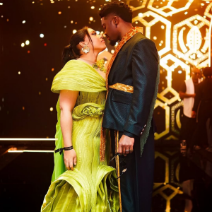 Actress Simz Ngema and her husband Tino Chinyani