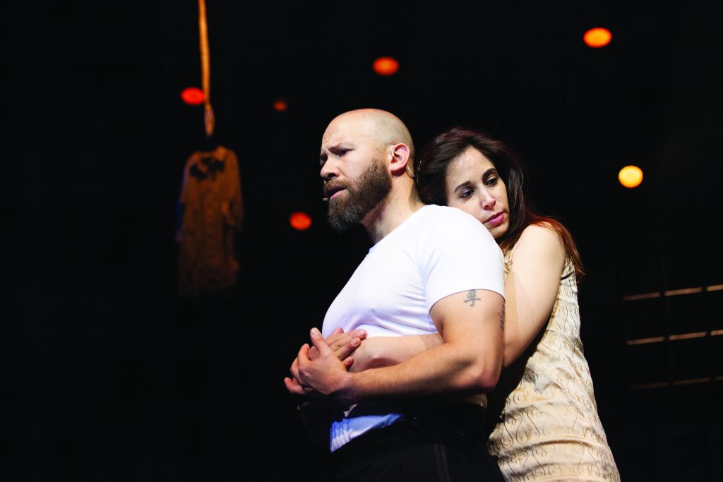 Clint Brink as Pitso Motaung and Sharon Spiegel Wagner as Mariê-Thérêse . Picture: Supplied
