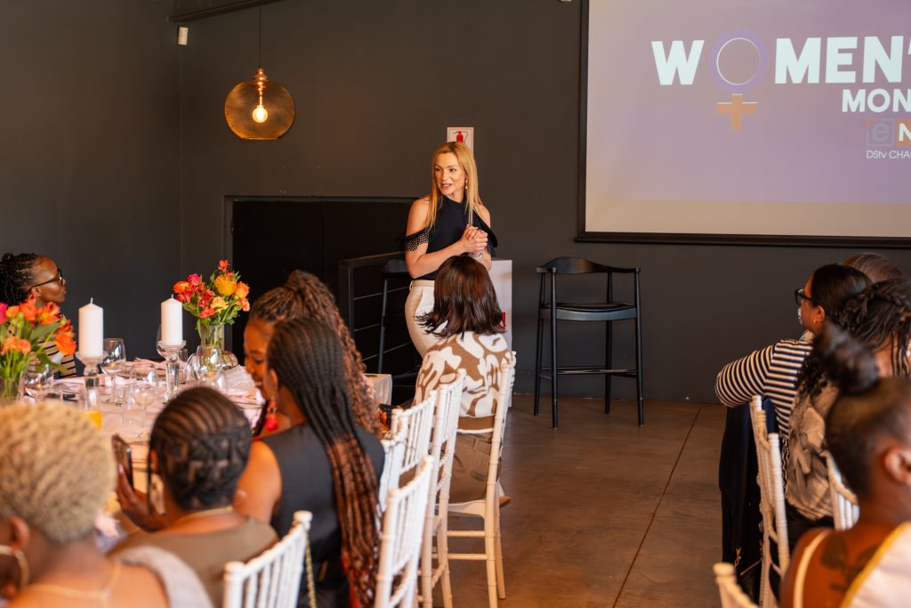 Meet our captain of the ship! Remember when I said Jorja Wilkins led the way from the moment we boarded the bus? She carried that same warmth and vibrant energy throughout the entire event. Picture: Supplied
