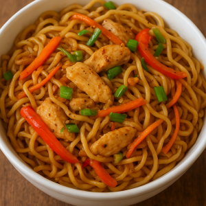 Homemade Chicken noodles
