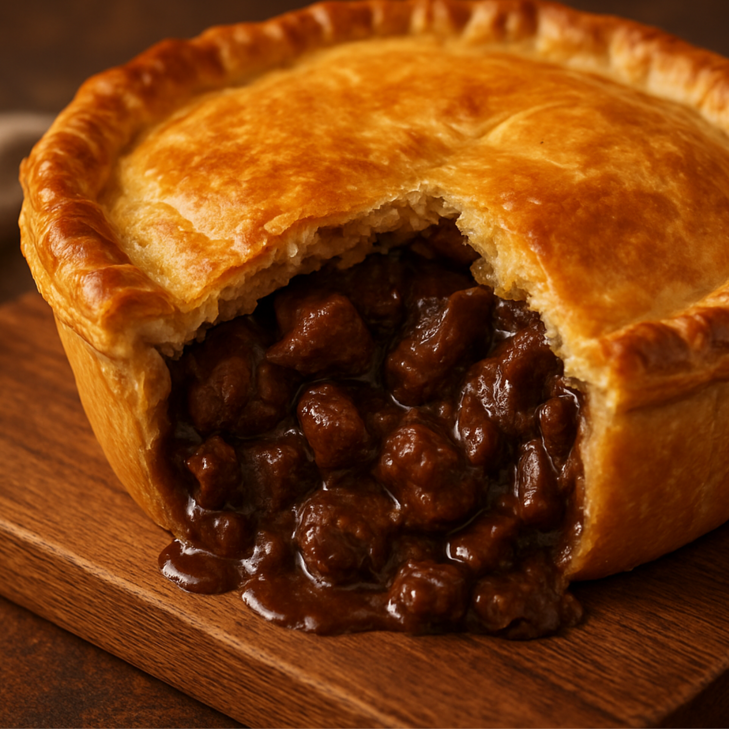 Homemade Steak and Kidney pie