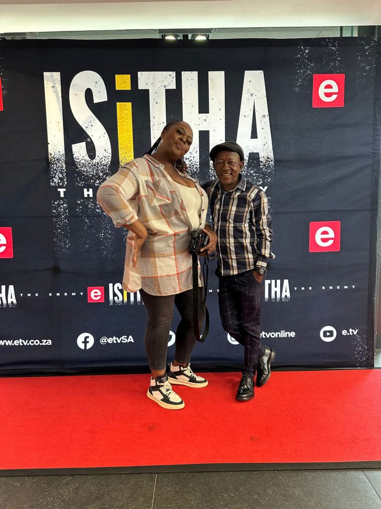 This on-screen couple has fans talking: Nonhlanhla Ngubeni and Kerr Nyawo shine as Matshidiso and Bulelani in Isitha: The Enemy. Picture: Supplied