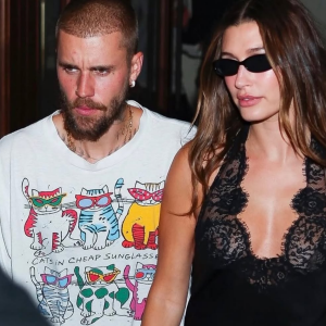 U.S Singer Justin Bieber and his wife Hailey Bieber