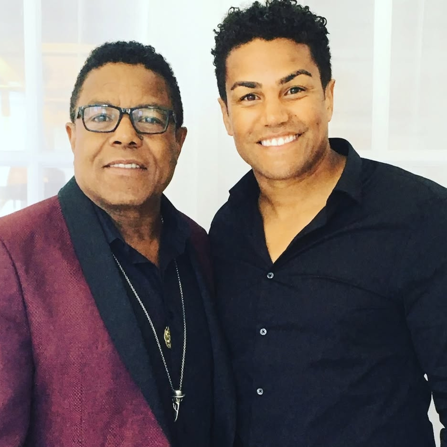 TJ Jackson with his late father Tito Jackson