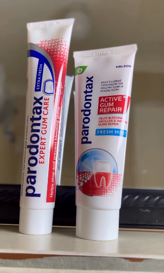 Parodontax toothpaste is specially formulated to help with common gum issues like bleeding and sensitivity. It supports healthy gums by targeting the root causes of gum problems, helping you maintain a fresh, confident smile. Picture: Instagram@Parodontax