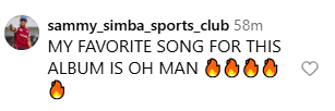 One fan’s reaction from social media. Picture: Instagram@JustinBieber