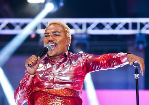 The king of the moment: Somizi Mhlongo stood tall on stage, addressing a packed house with power and presence. Picture: Instagram@SomiziMhlongo