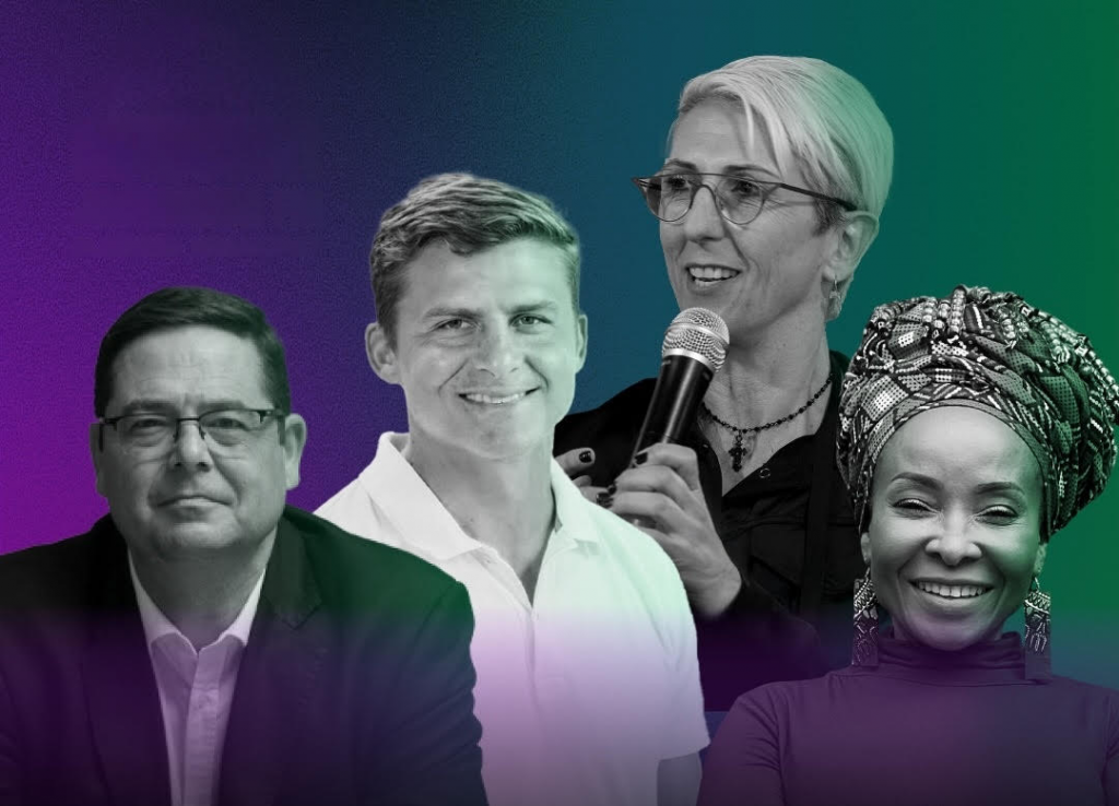 Here’s the star-studded lineup that Jessica will be joining at the event: Graeme Codrington, Patrick Lambie, Grace Harding, and Professor Mamokgethi Phakeng. Picture: Supplied