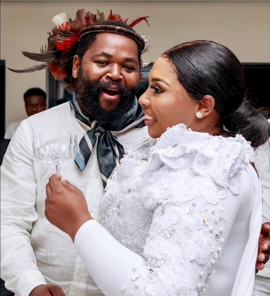 Miss birthday party posing alongside musician Sjava. Picture: Instagram@LaConco