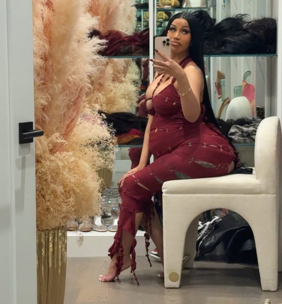 Sitting pretty and camera-ready — Cardi B celebrates with a fierce selfie moment. Picture: Instagram@CardiB