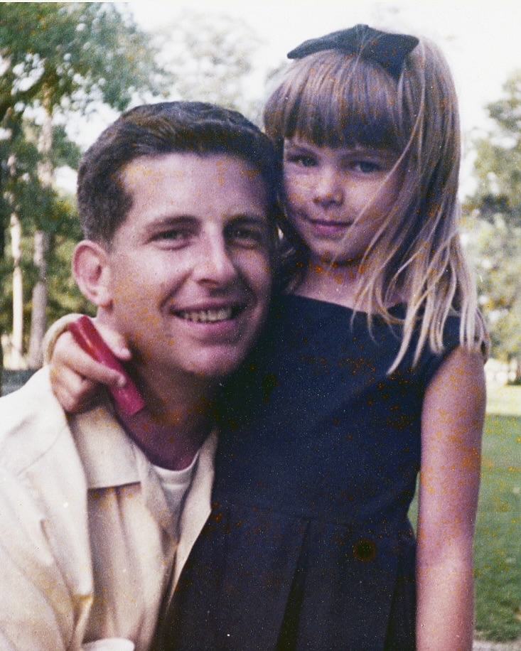 A throwback photo of Donald Iloff with his daughter Victoria Osteen as a young girl. Picture: Instagram@JoelOsteen