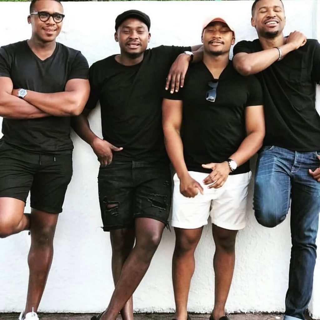 From little boys to fine young men — Ningi, Themba, Mandla, and Mfuma Mhinga, the sons of Yvonne Chaka Chaka and Dr. Mhinga. Picture: Instagram@YvonneChakaChaka