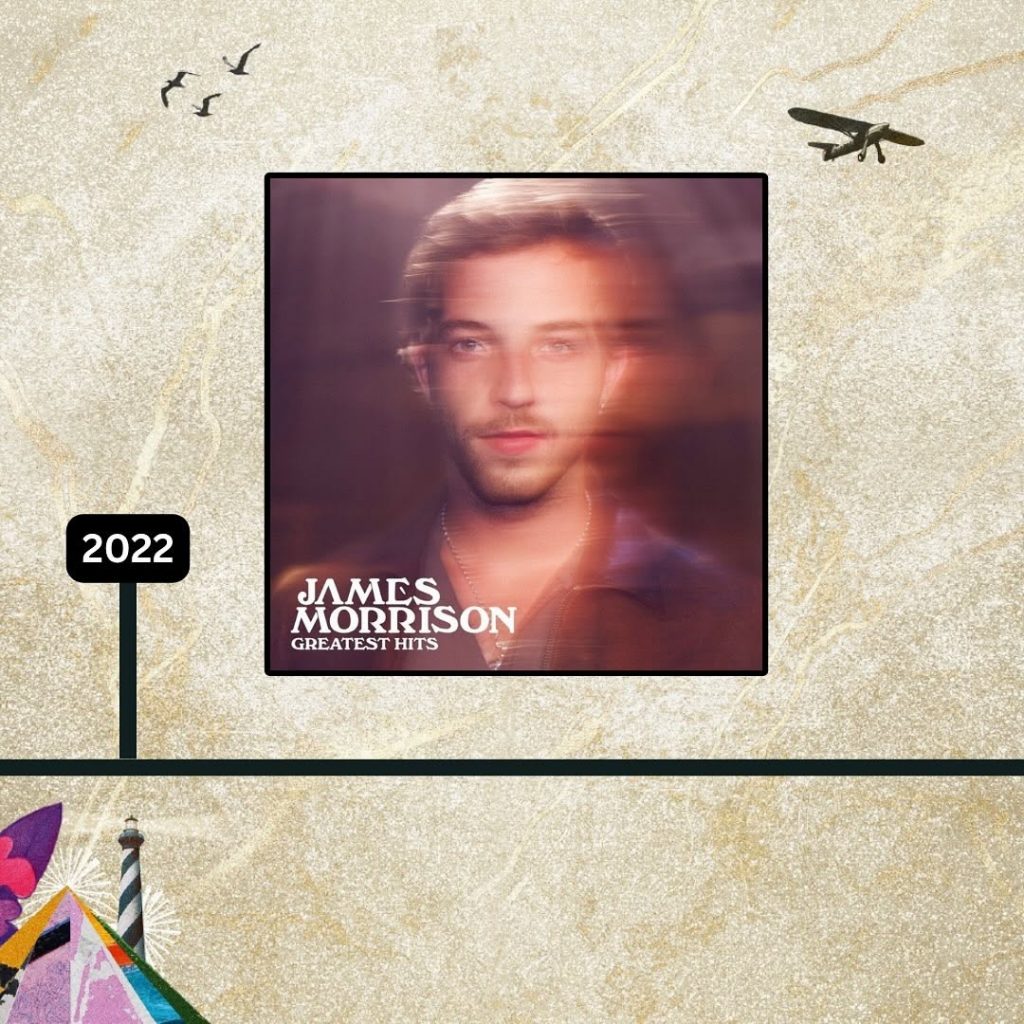The soulful musician featured on the cover of his 2022 greatest hits album. Picture: Instagram@JamesMorrison