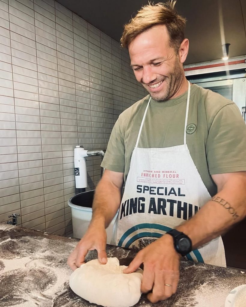 Flour on his hands and joy on his face — that’s the magic of Fritz Schoon! Picture: Instagram@FritzSchoon
