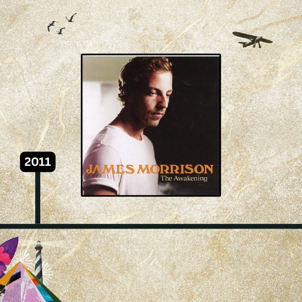 The British talent on the cover of 'The Awakening', his 2011 release. Picture: Instagram@JamesMorrison