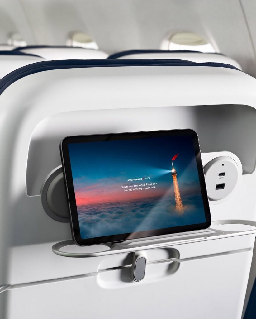 Sit back, relax, and stream — Air France keeps you connected in style. Picture: Instagram@AirFrance
