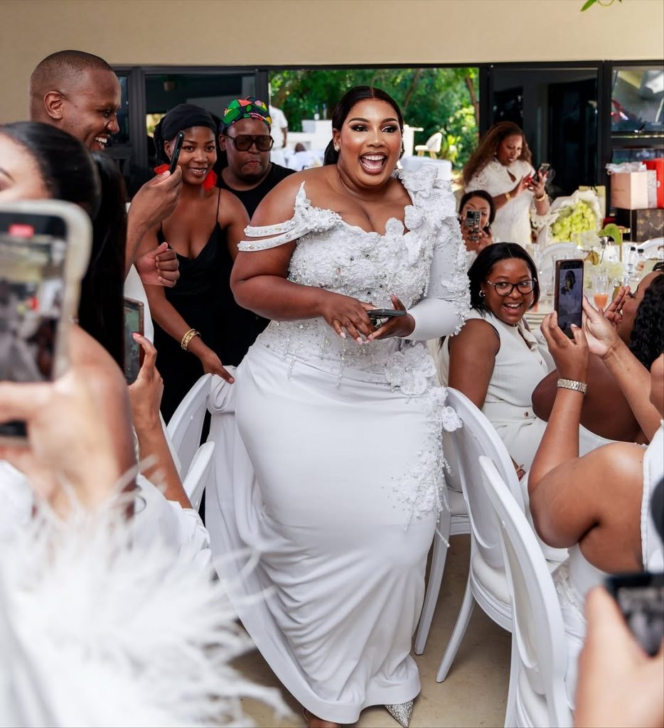 LaConco shared a smile as guests photograph her during the event. Picture: Instagram@LaConco