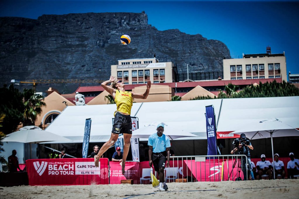 A standout star competing on the global stage at the Beach Pro Tour. Picture: Supplied