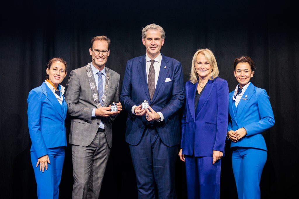 Celebrating 106 years of connecting continents, the KLM team proudly represents a legacy of global travel and partnership across Europe and the US. Picture: Supplied