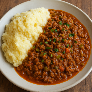 Today’s Tasty Pick: Kasi-style mince curry and pap